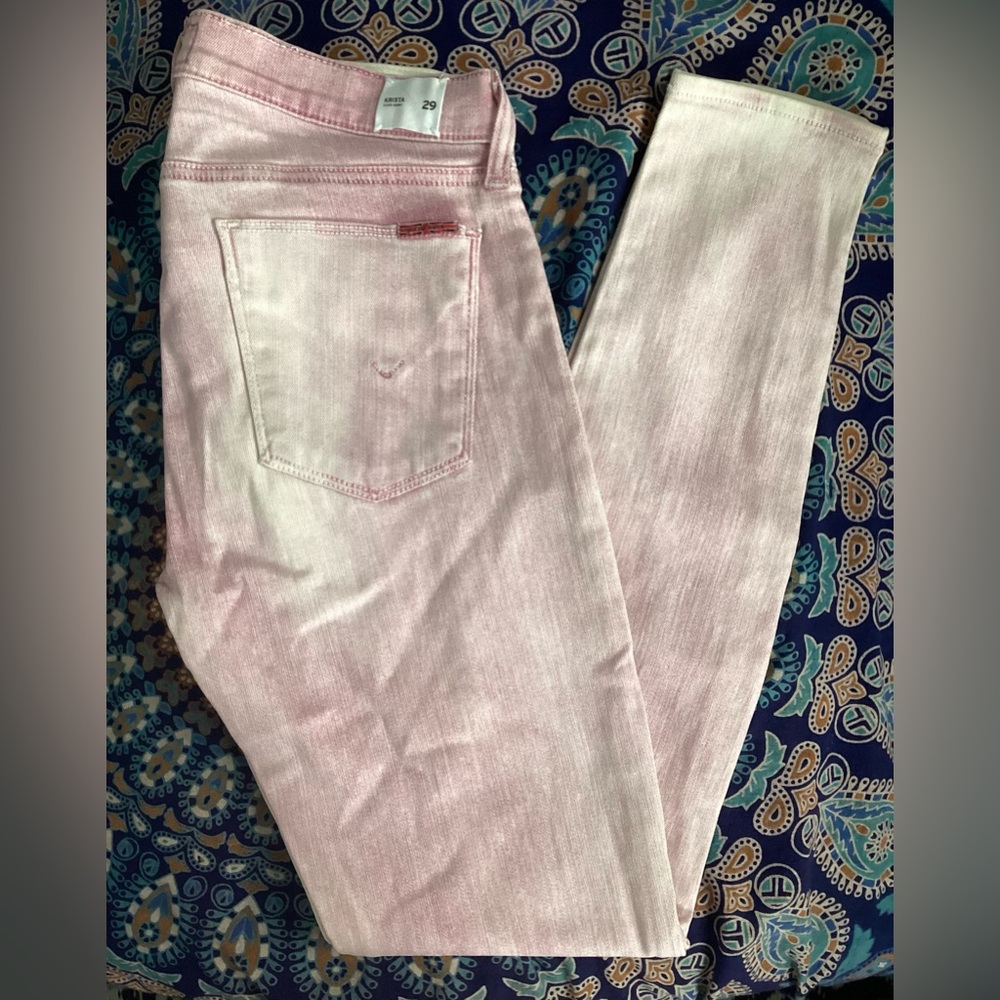 Hudson Pink Krista Super Skinny Premium Jeans 29